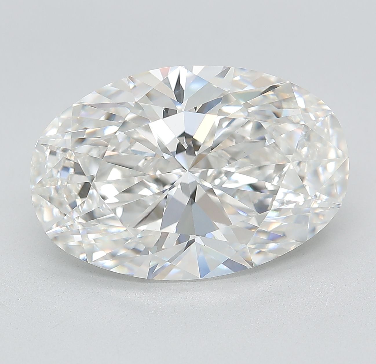 7.67 ct. oval Lab Grown Diamond front image