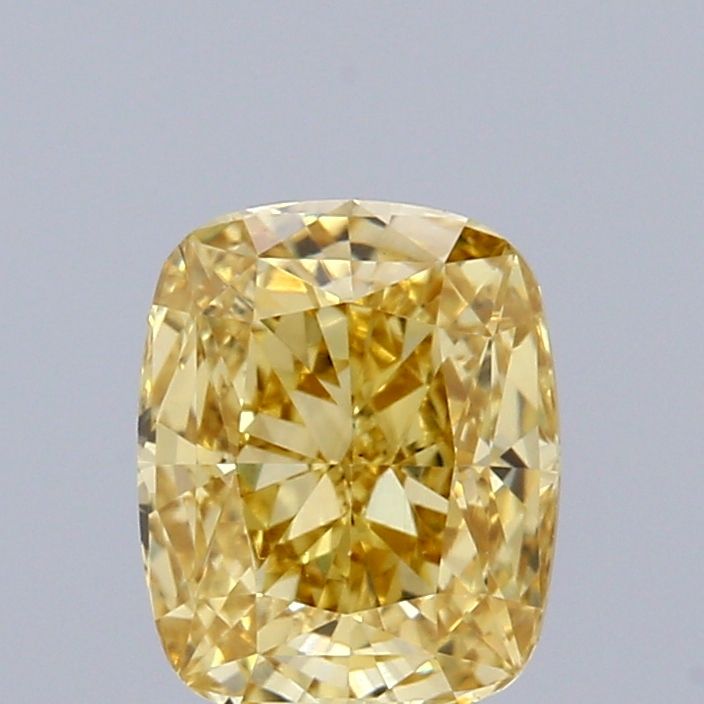 1.01 CT Fancy Intense Yellow CUSHION MODIFIED