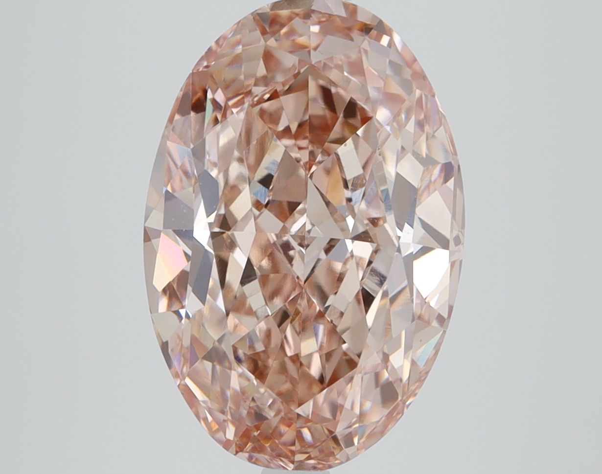 5.00 ct. oval Lab Grown Diamond front image