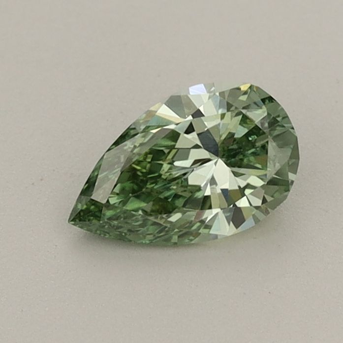 0.48 CT Fancy Vivid Green PEAR
