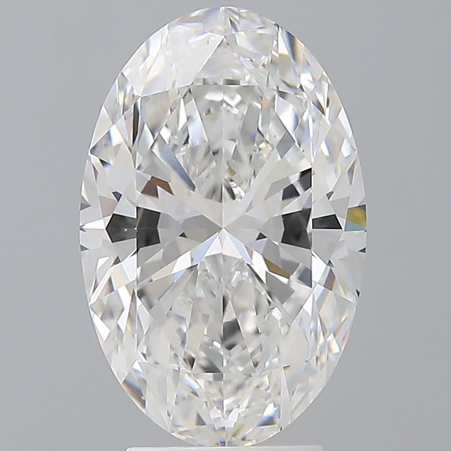 4.10 ct. oval Lab Grown Diamond front image