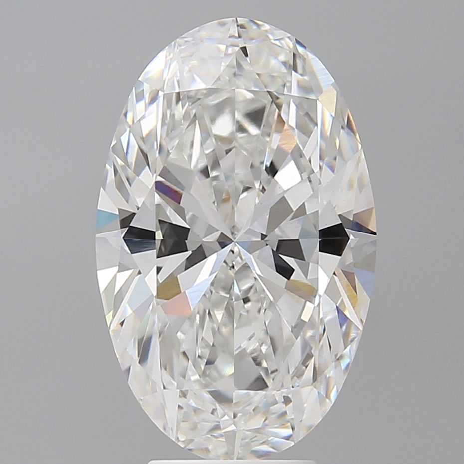 6.05 ct. oval Lab Grown Diamond front image