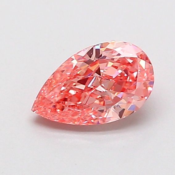0.57 CT Fancy Vivid Brownish Pink PEAR
