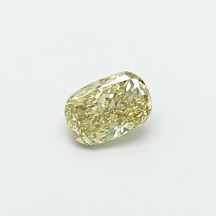 0.73 CT Fancy Light Grayish Yellow CUSHION MODIFIED