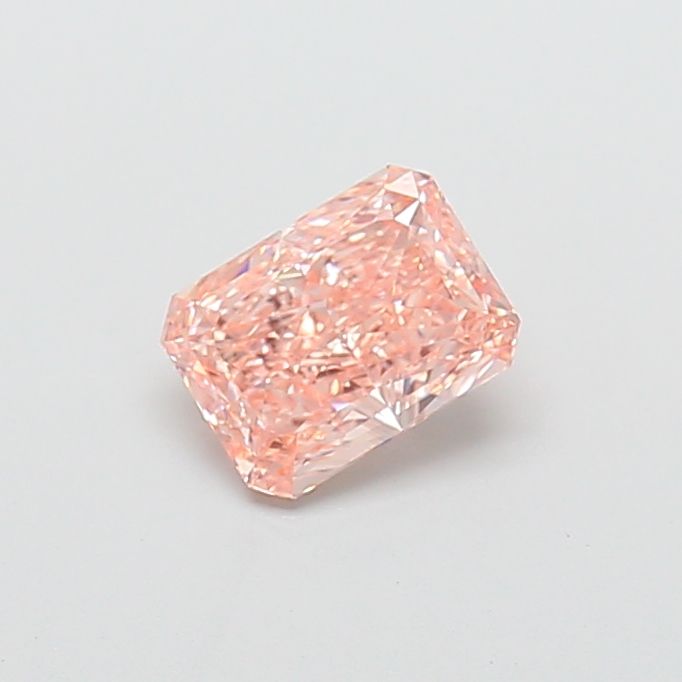 1.54 CT Fancy Intense Orangey Pink RADIANT