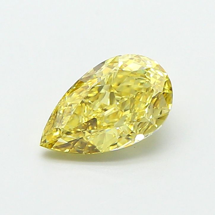 1.07 CT Fancy Intense Yellow PEAR