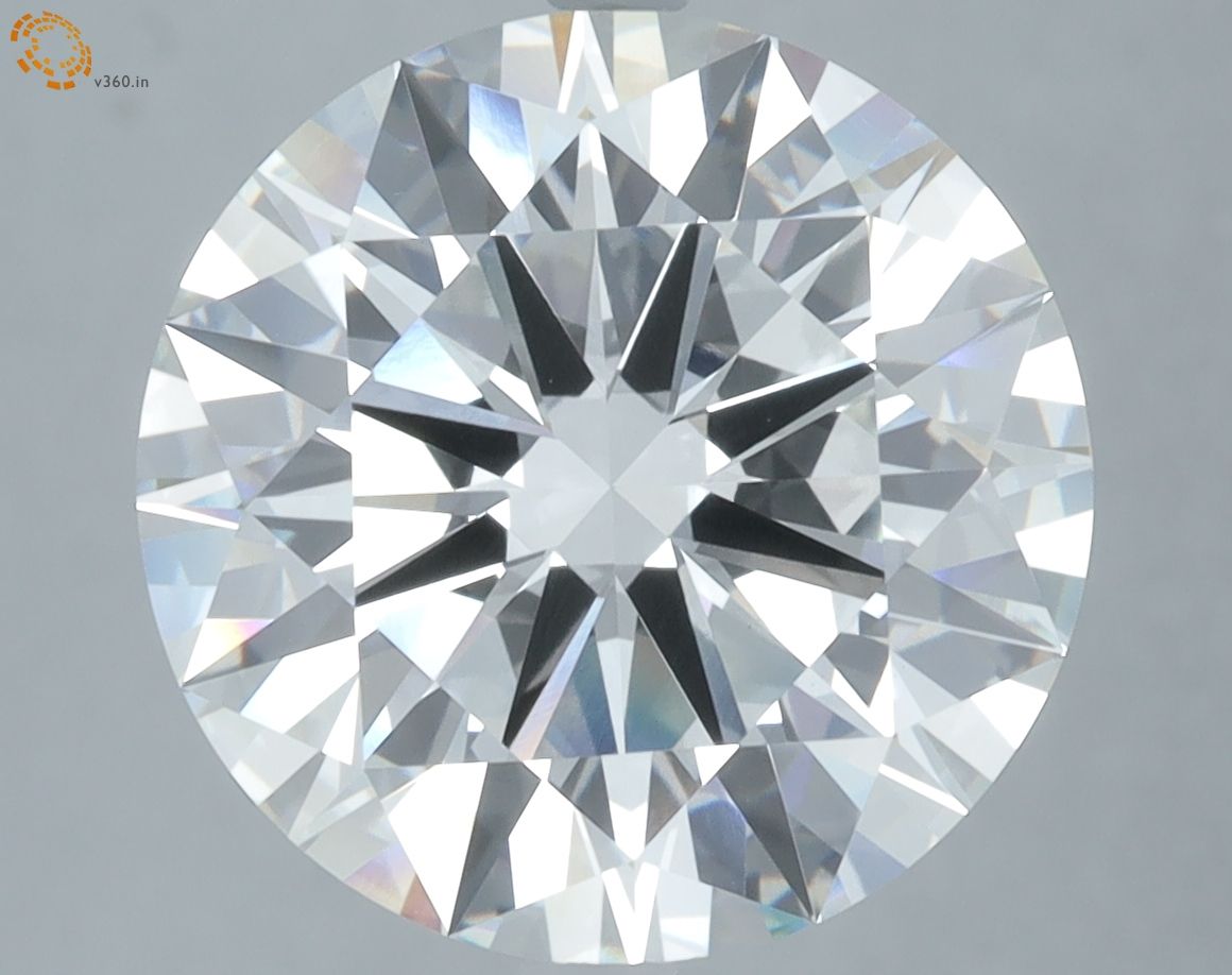 7.02 ct. round Lab Grown Diamond front image