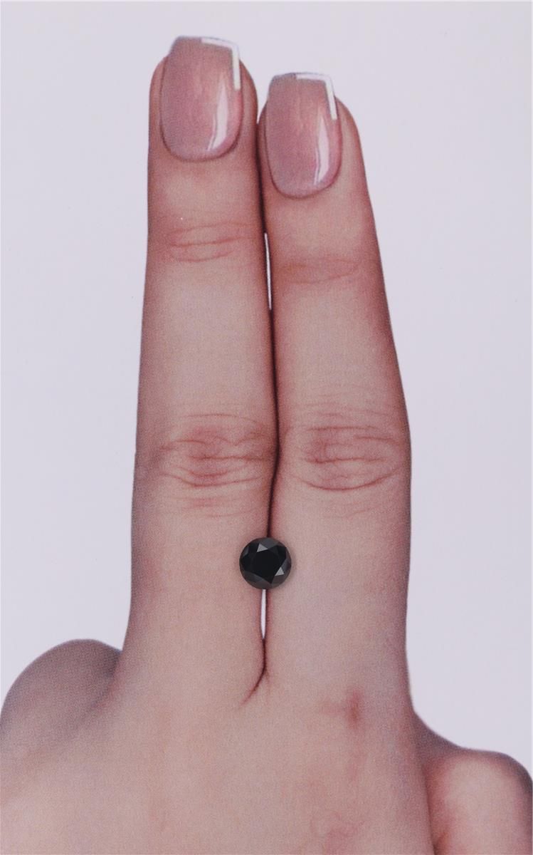 Diament 0.93 ct Fancy Black/VVS2