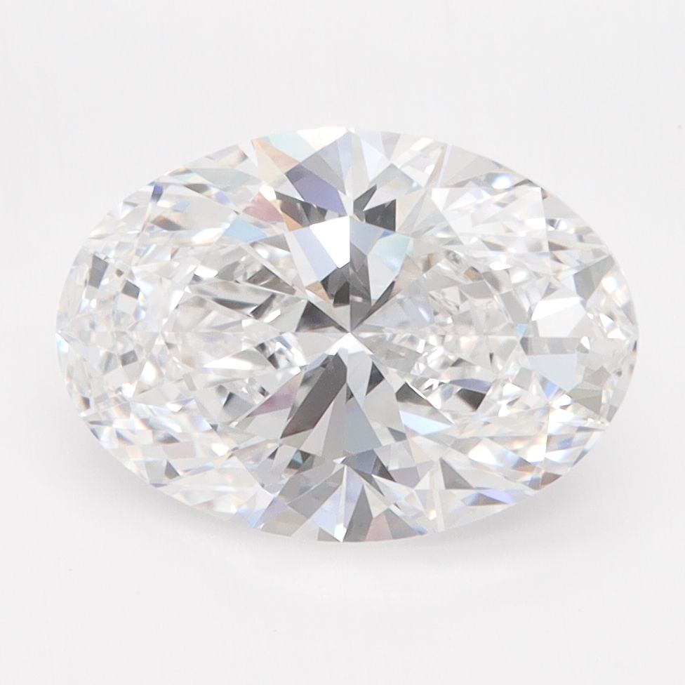 3.01 ct. oval Lab Grown Diamond front image