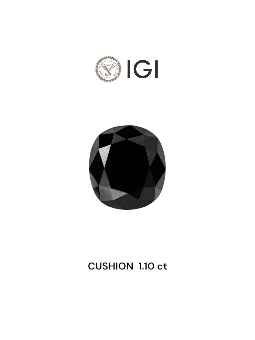 1.1 ct Cushion modified Diamond