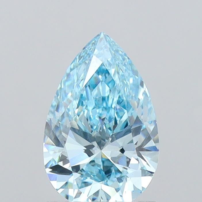 1.35 CT Fancy Vivid Blue PEAR