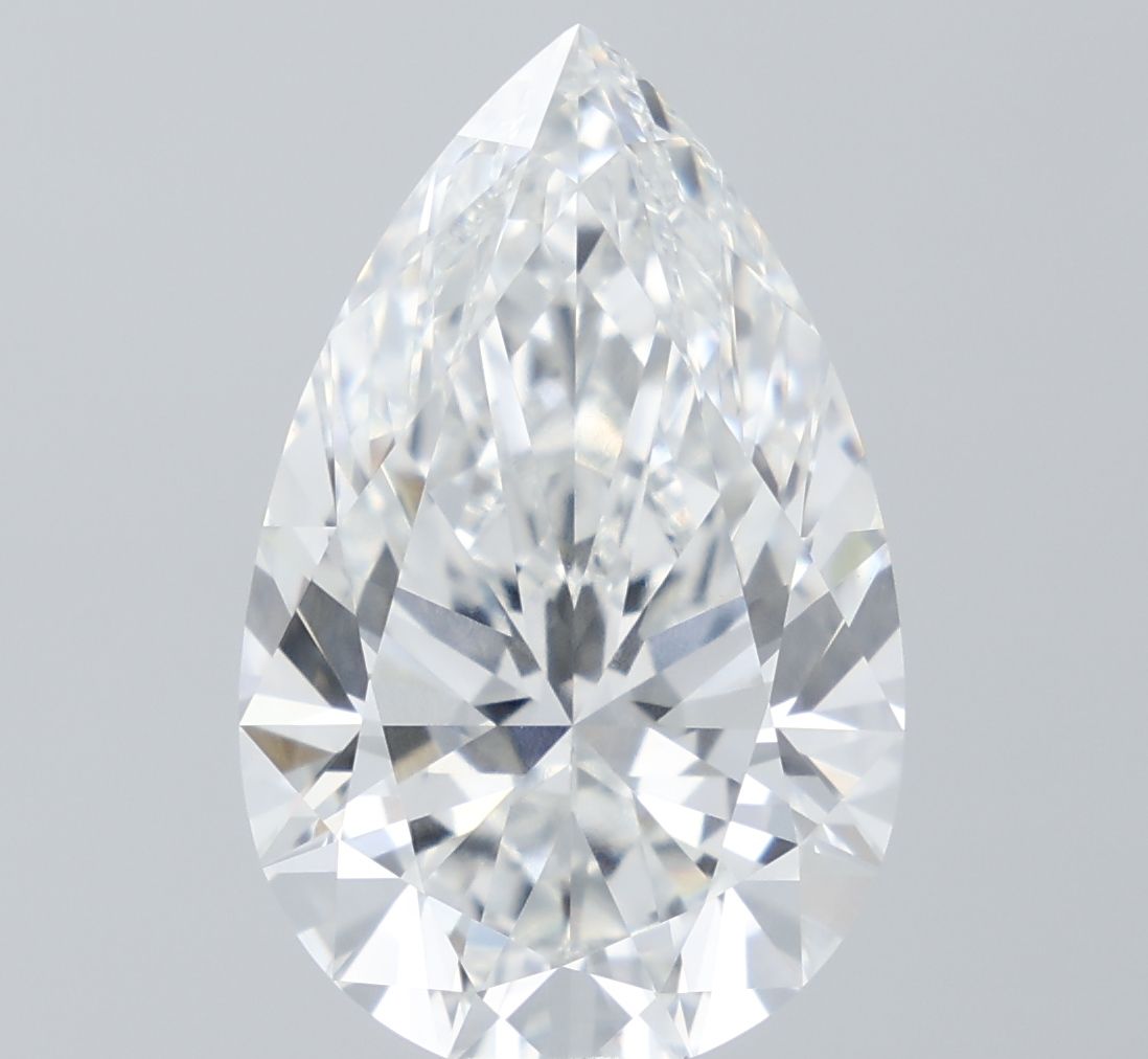 7.05 ct. pear Lab Grown Diamond front image