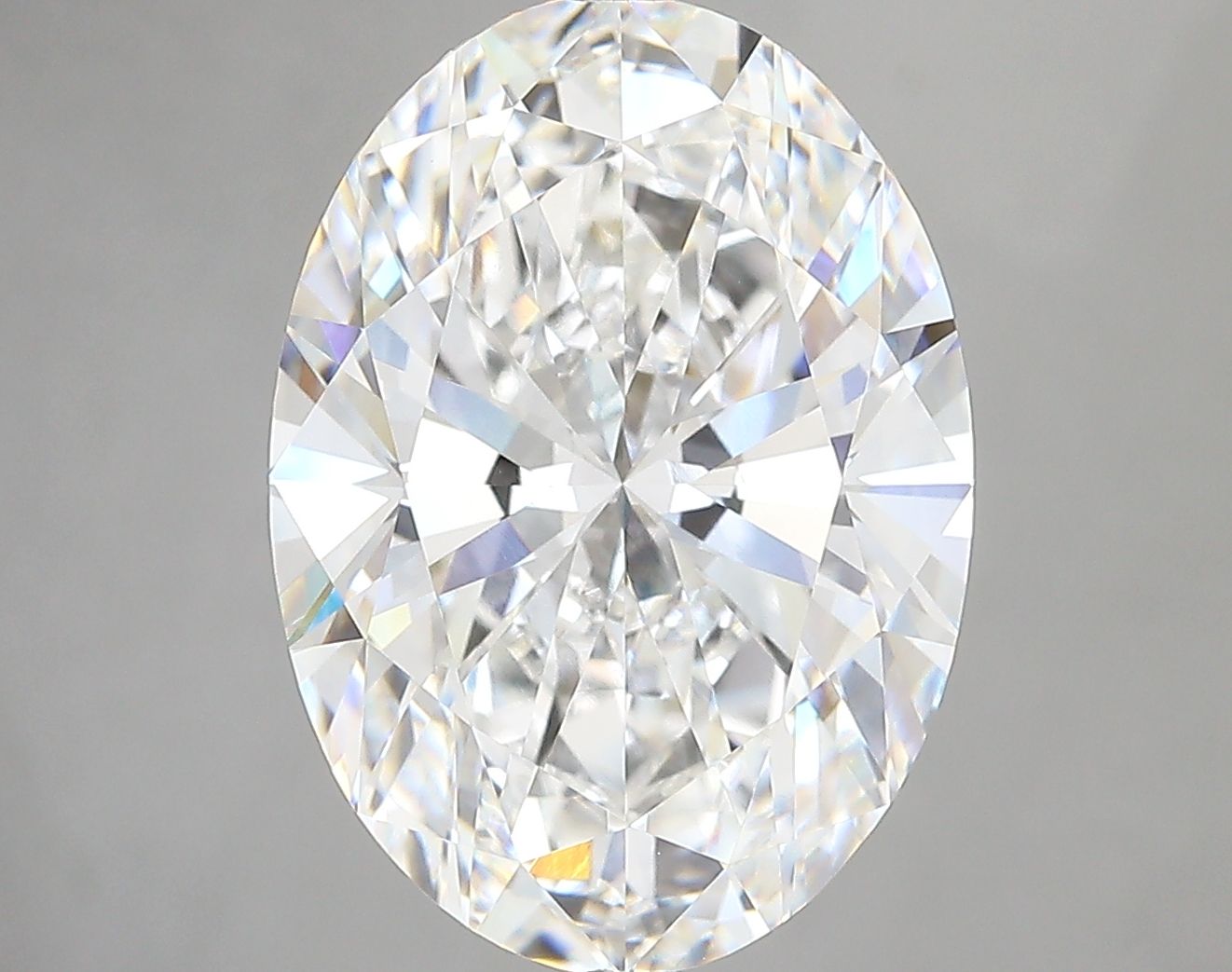 7.02 ct. oval Lab Grown Diamond front image