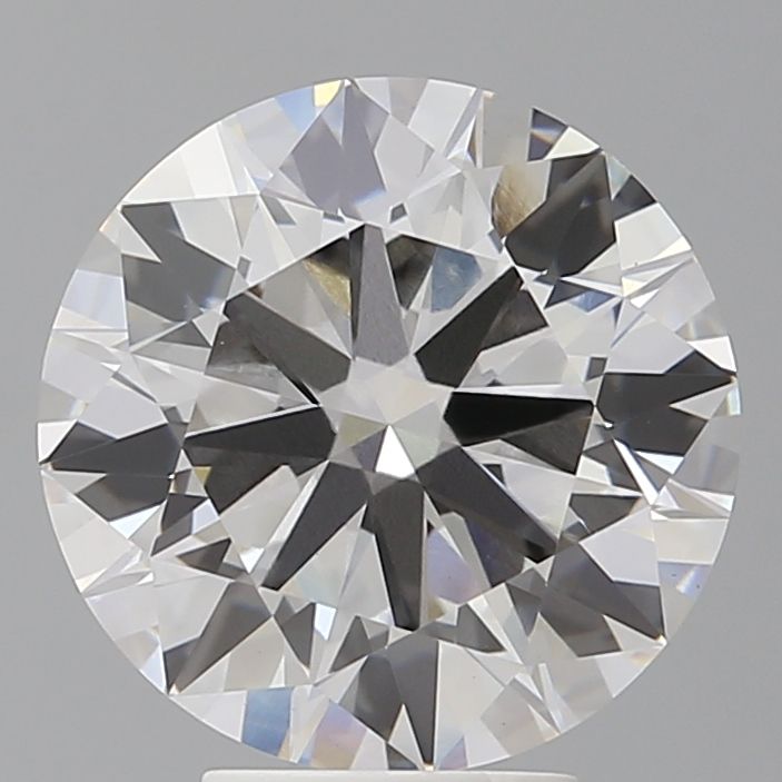 Diamant Rond 5.04 ct - Couleur F - Pureté VVS2