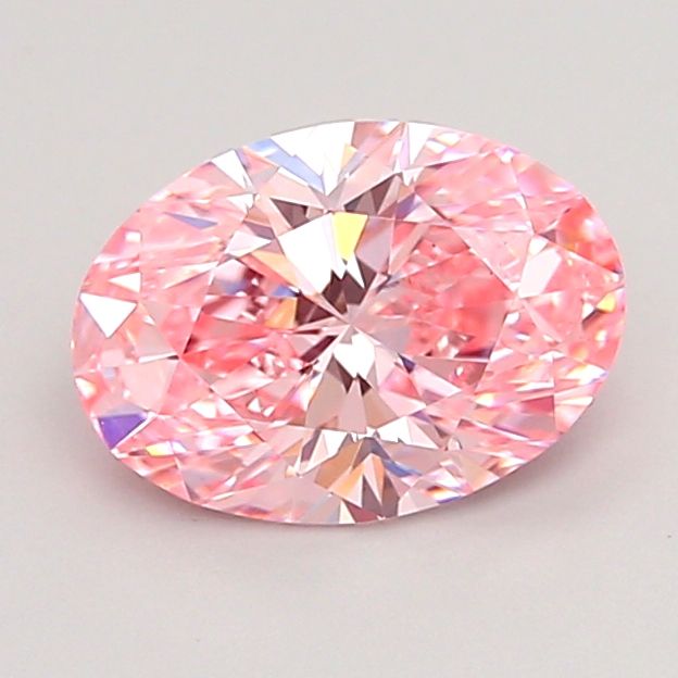 1.55 CT Fancy Vivid Pink OVAL