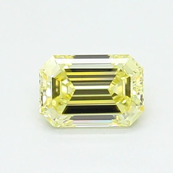 1.1 CT Fancy Light Yellow EMERALD