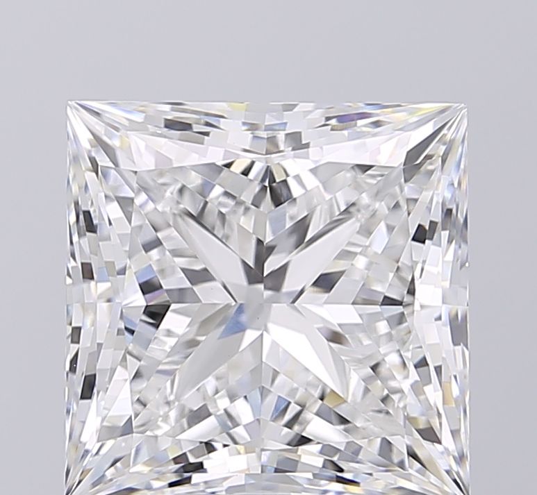 6.09 ct. princess Lab Grown Diamond front image