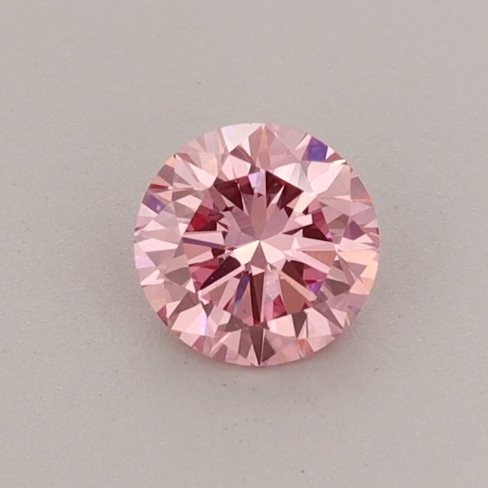 0.41 CT Fancy Vivid Pink ROUND