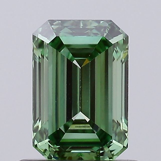 0.66 CT Fancy Vivid Green EMERALD