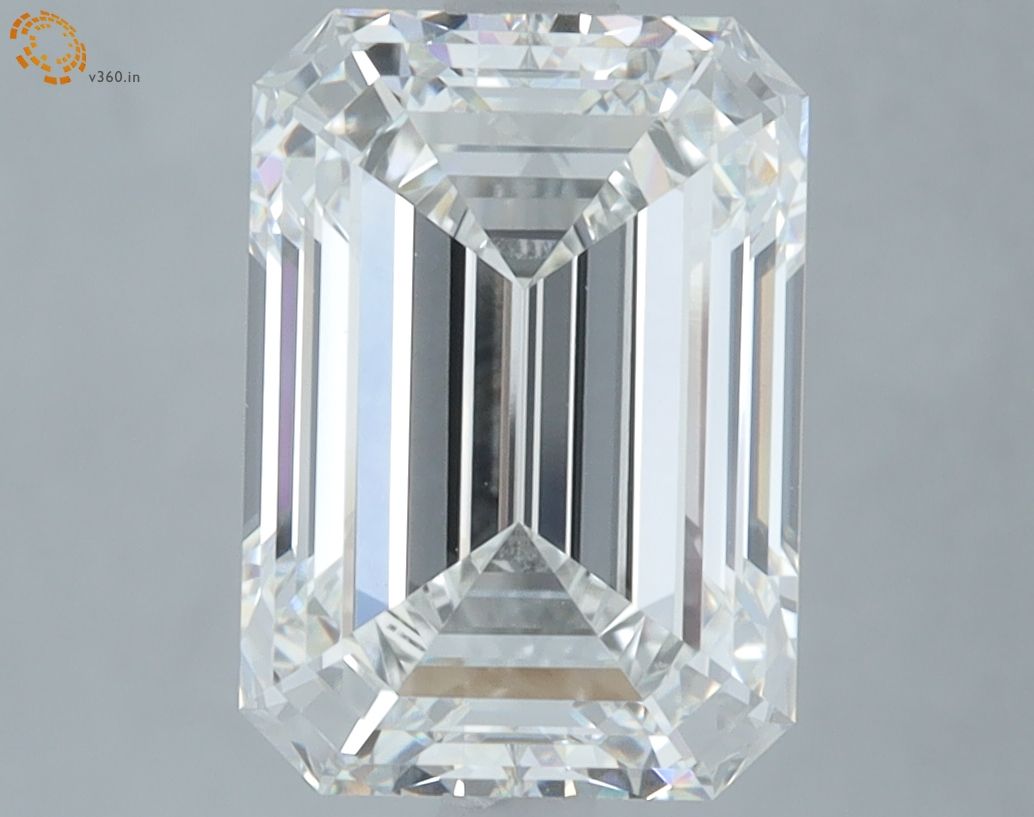 4.09 ct. emerald Lab Grown Diamond front image