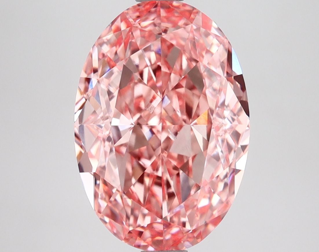 3.80 ct. oval Lab Grown Diamond front image