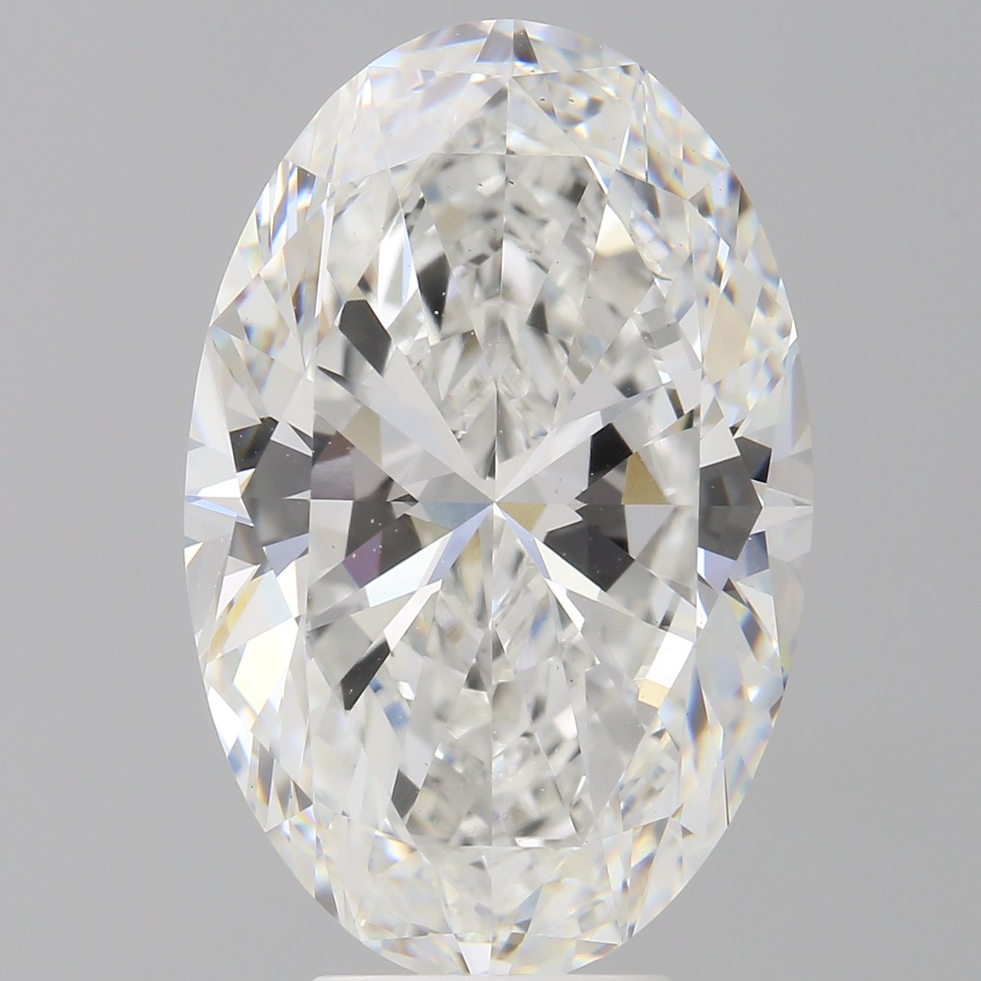 7.05 ct. oval Lab Grown Diamond front image