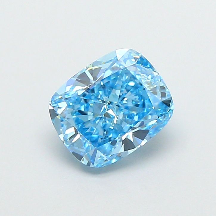 1.23 CT Fancy Vivid Blue CUSHION MODIFIED