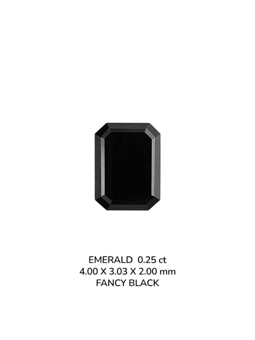 Diament 0.25 ct Fancy Black/VVS2