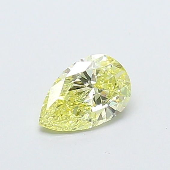 0.39 CT Fancy Yellow PEAR
