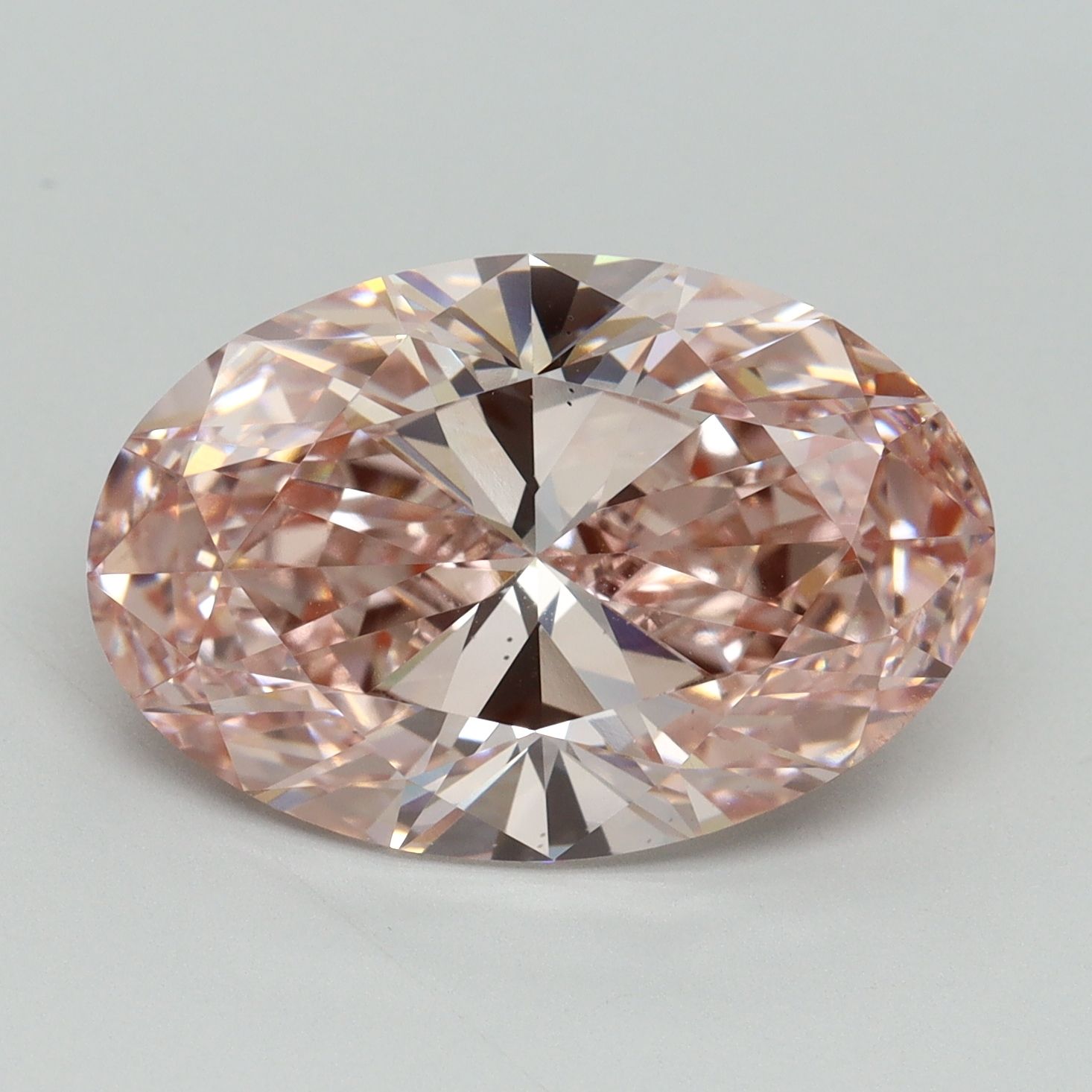7.12 ct. oval Lab Grown Diamond front image