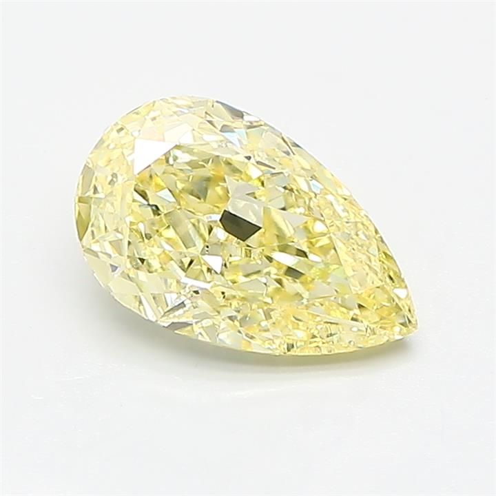 1.53 CT Fancy Yellow PEAR