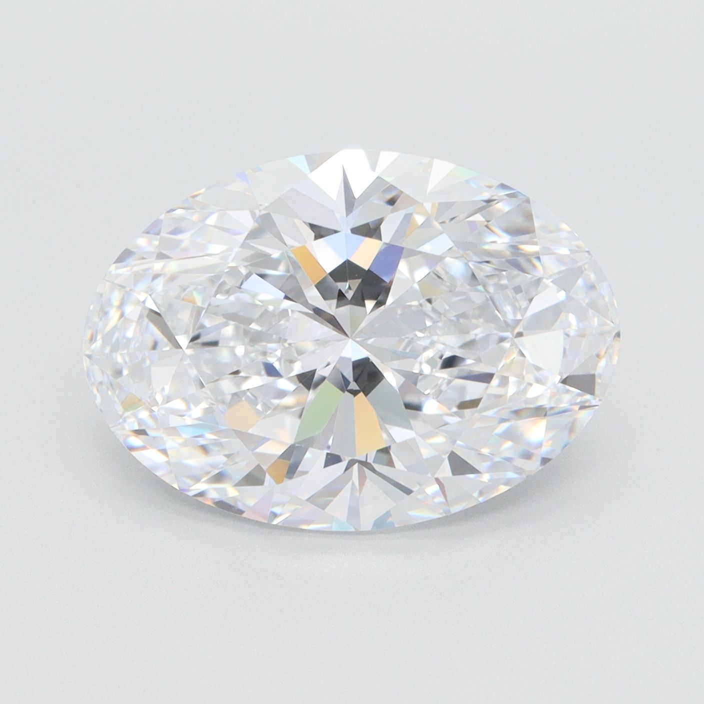 6.05 ct. oval Lab Grown Diamond front image
