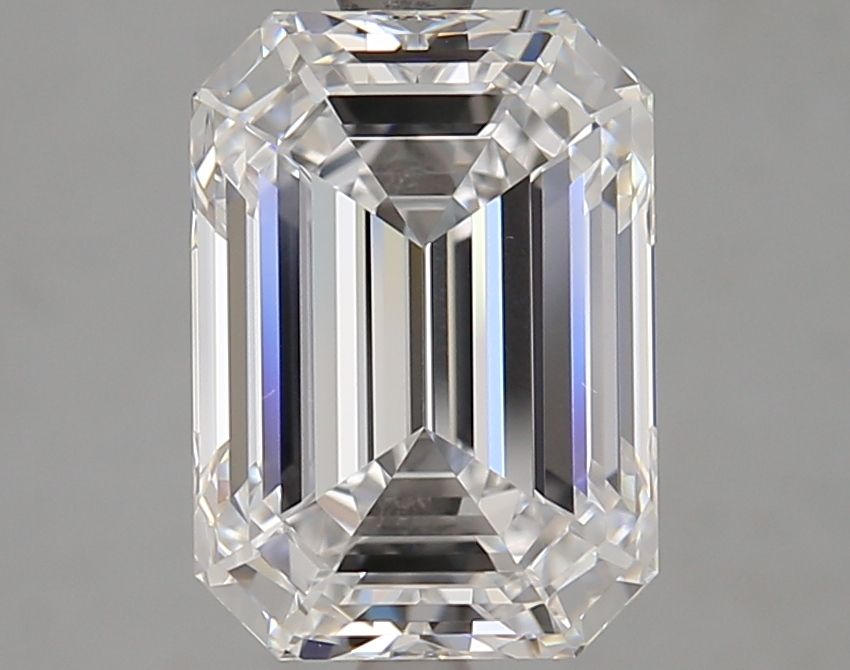 Diamant Émeraude 4.01 ct - Couleur D - Pureté VVS2
