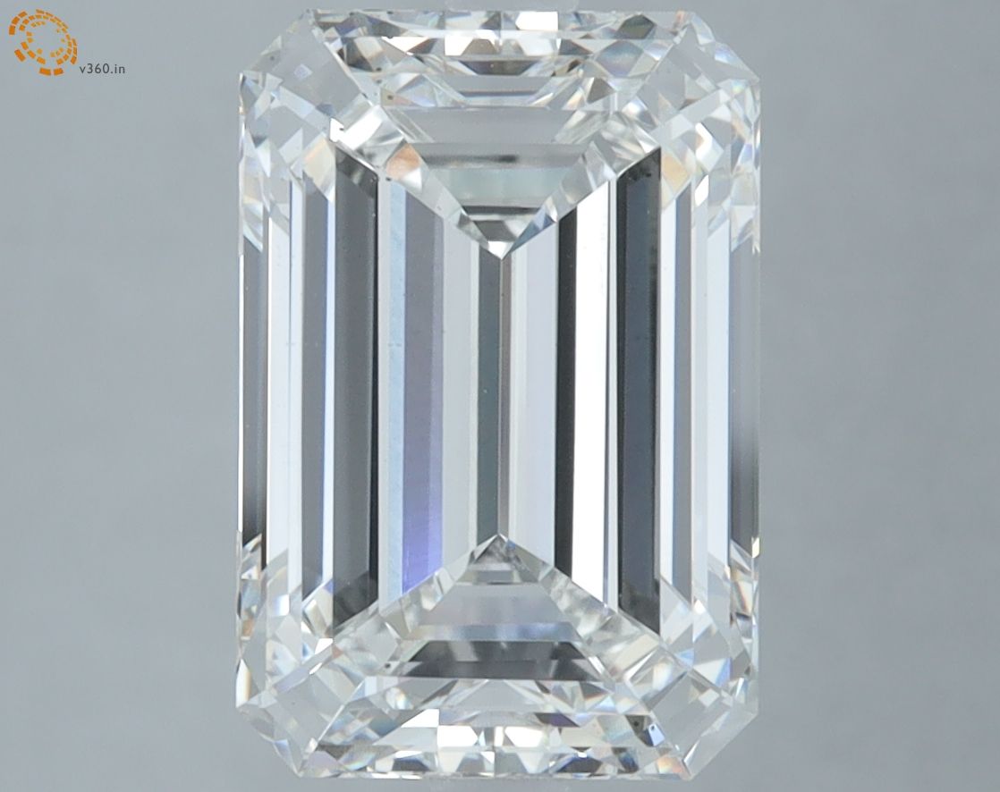 4.90 ct. emerald Lab Grown Diamond front image