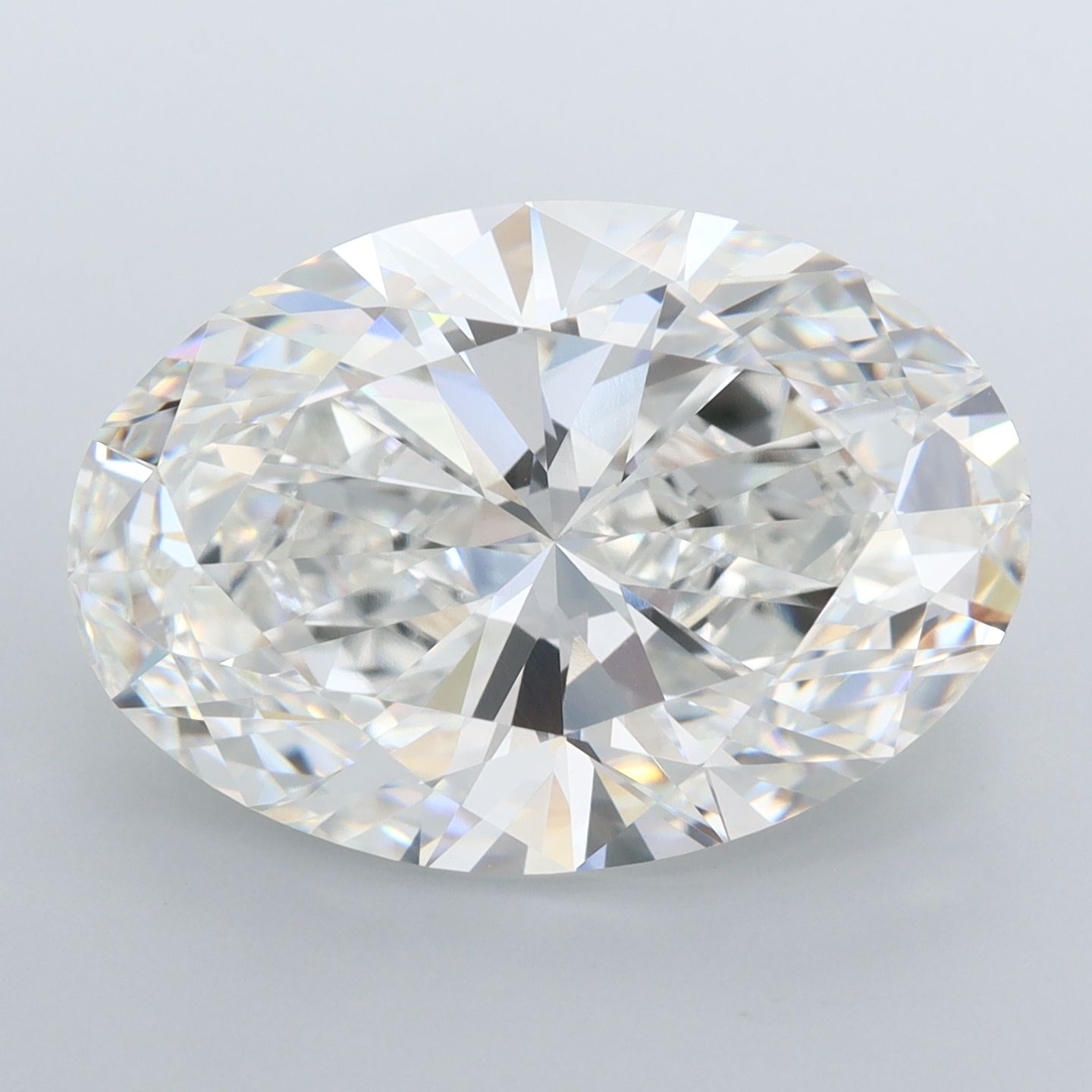 9.10 ct. oval Lab Grown Diamond front image