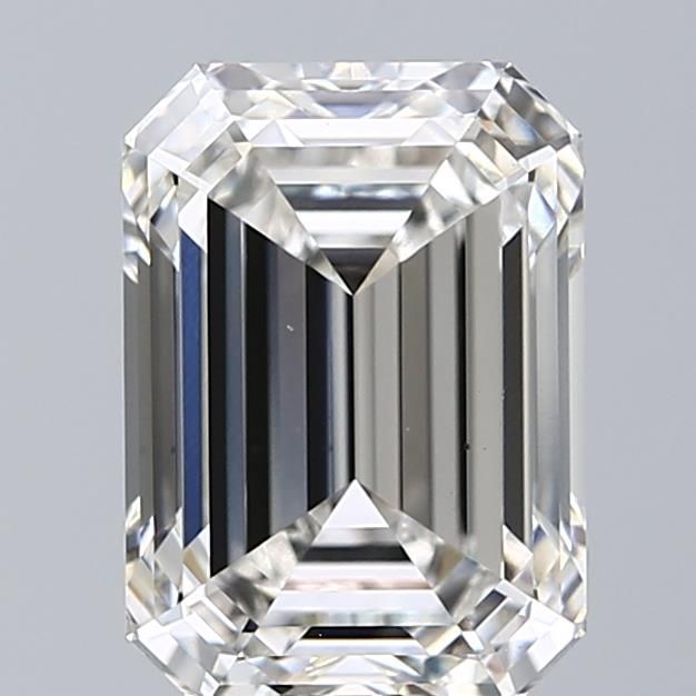 3.72 ct. emerald Lab Grown Diamond front image