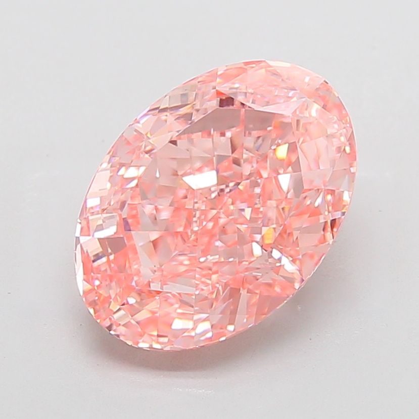 7.76 ct. oval Lab Grown Diamond front image
