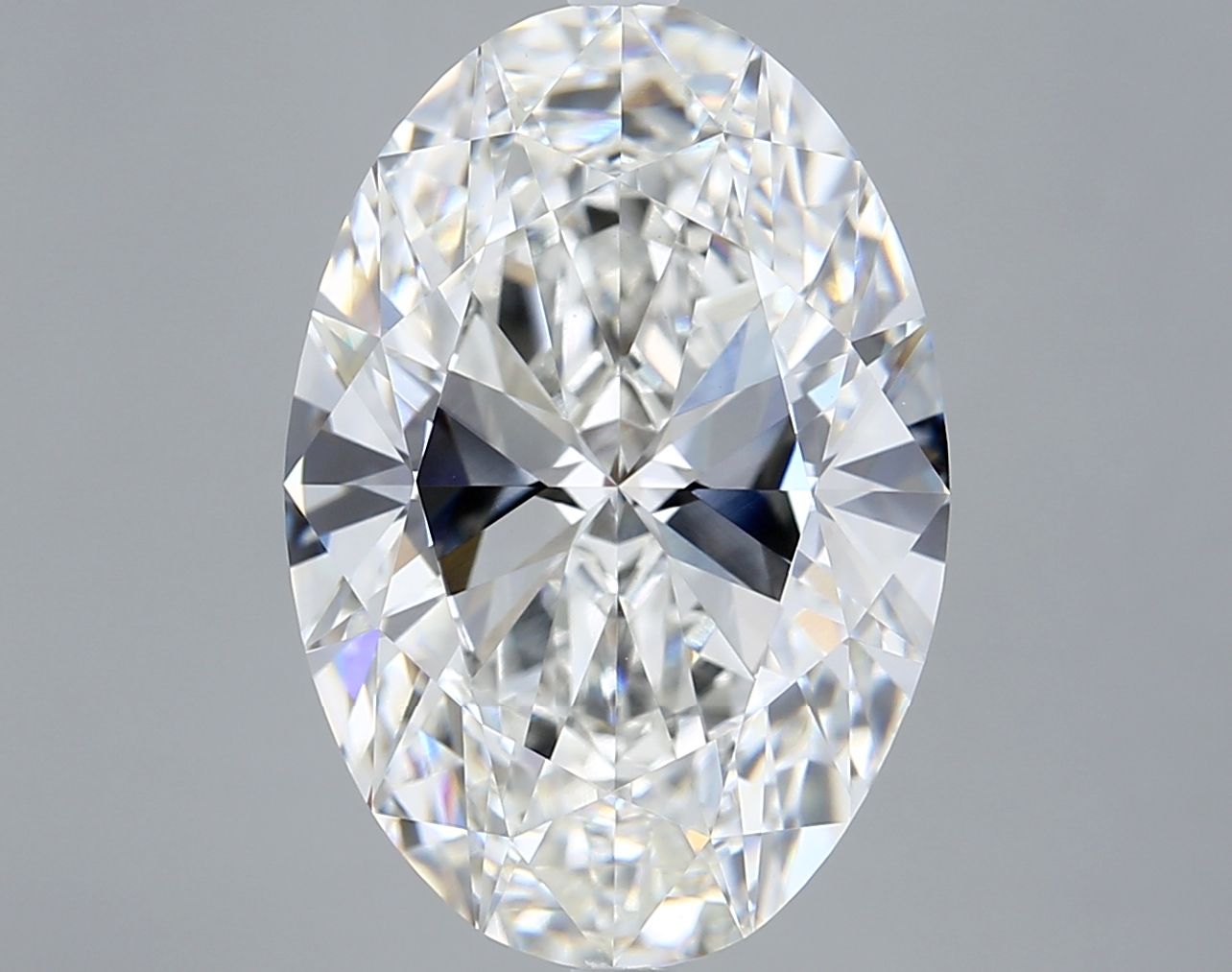 8.04 ct. oval Lab Grown Diamond front image