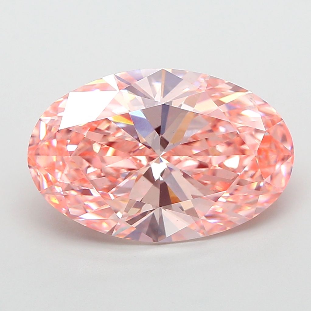 5.09 ct. oval Lab Grown Diamond front image