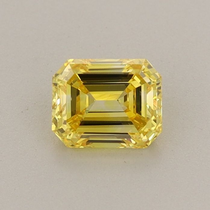 0.53 CT Fancy Vivid Yellow EMERALD