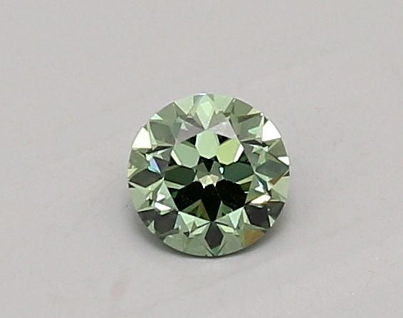 0.39 CT Fancy Vivid Green OLD EUROPEAN CUT