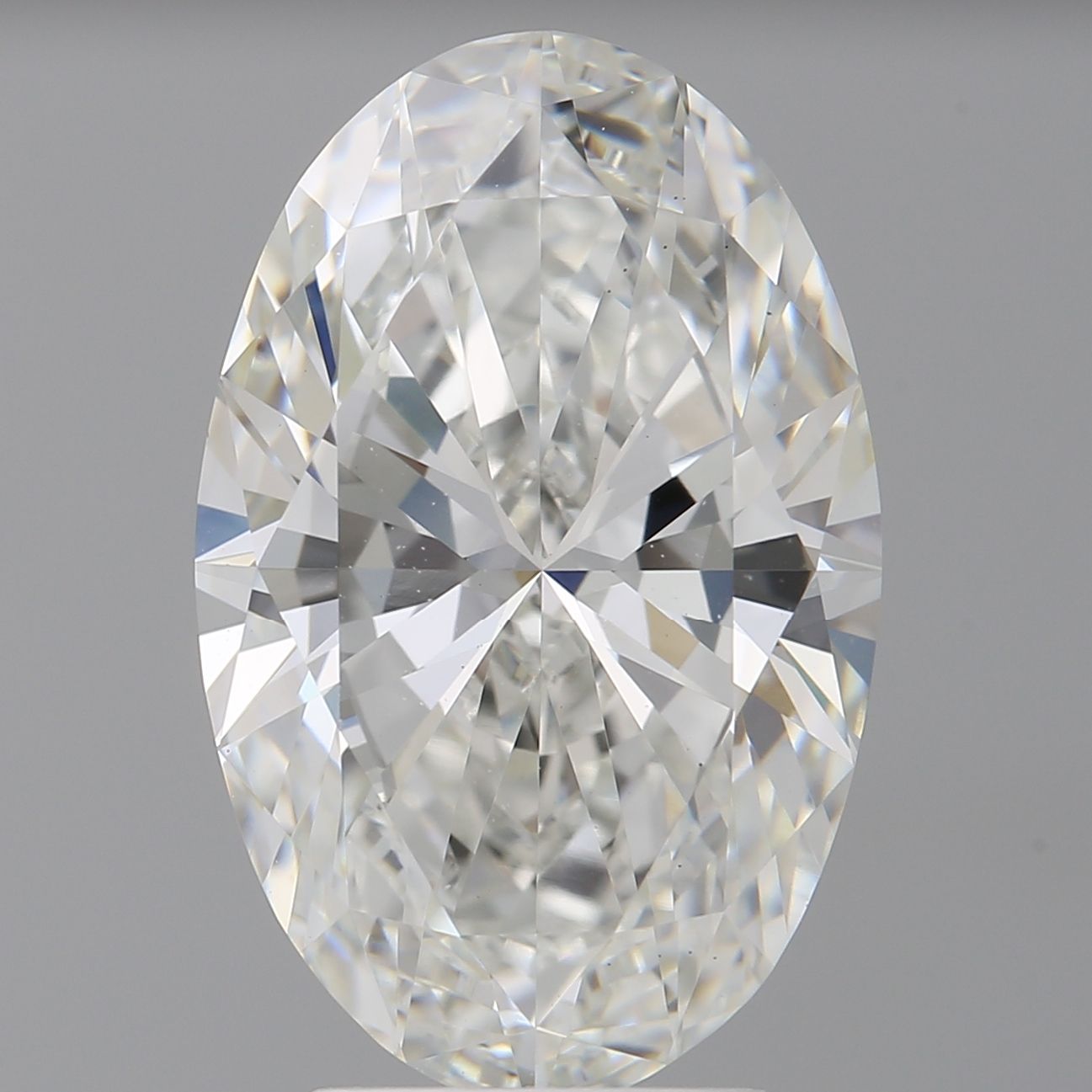 4.11 ct. oval Lab Grown Diamond front image