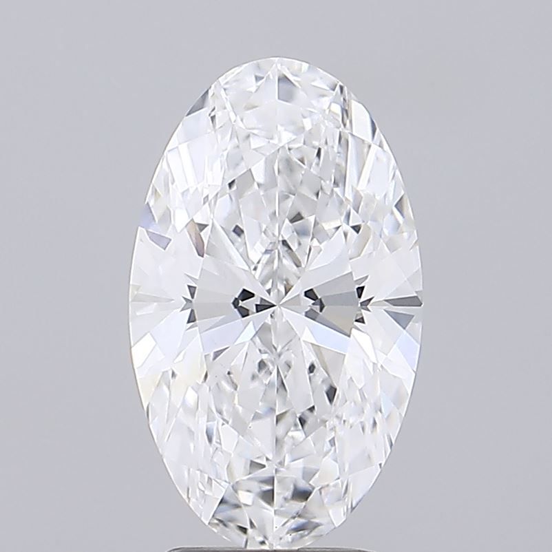 2.82 ct. oval Lab Grown Diamond front image