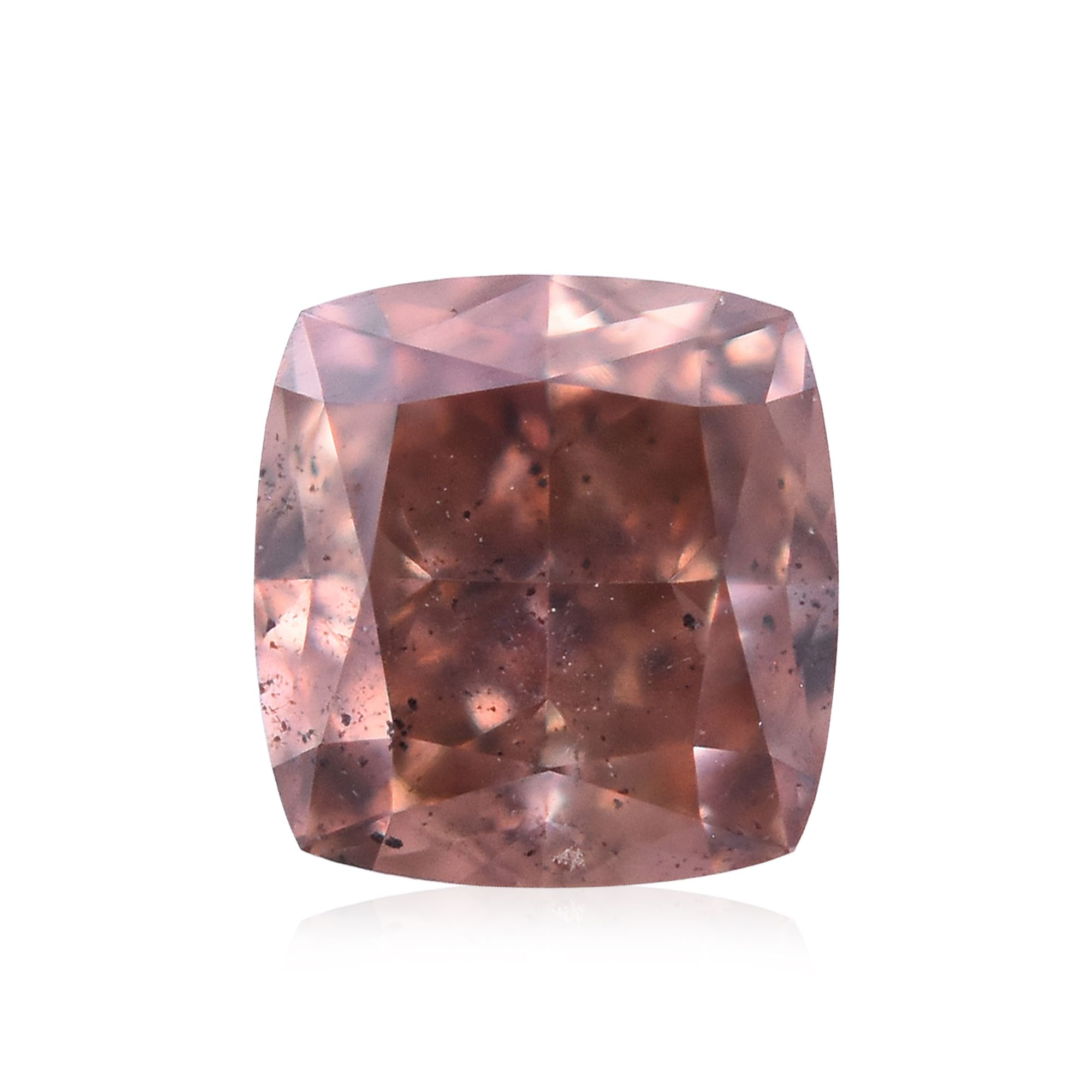 Diament 0.21 ct Fancy Dark Pink Brown/SI2