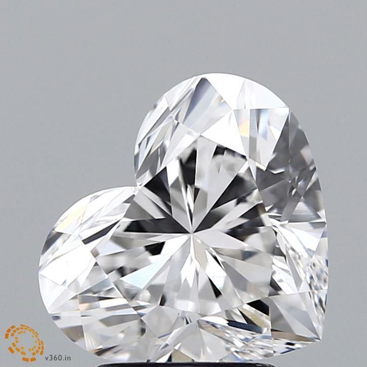 2.70 ct. heart Lab Grown Diamond front image