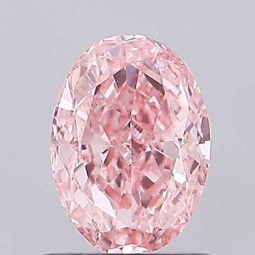0.92 CT Fancy Vivid Pink OVAL