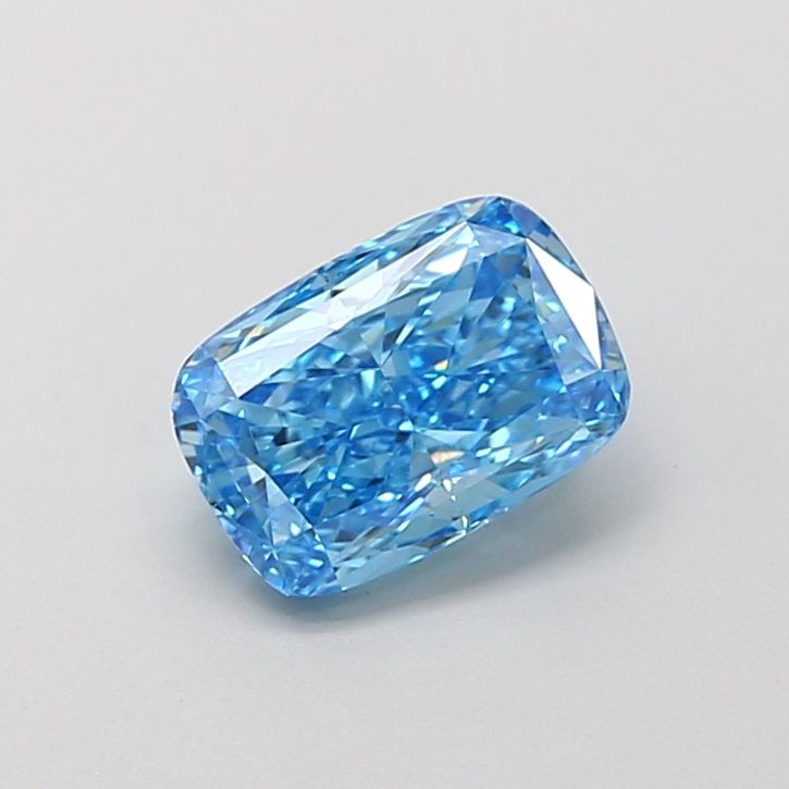 1.02 CT Fancy Vivid Blue CUSHION MODIFIED