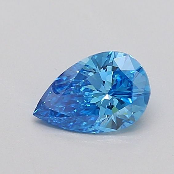 0.41 CT Fancy Vivid Blue PEAR