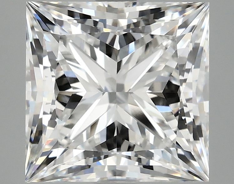 4.21 ct. princess Lab Grown Diamond front image