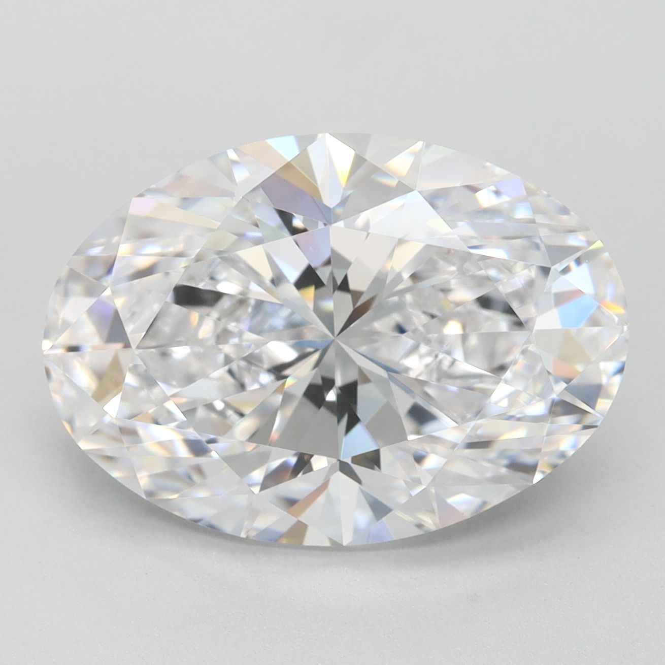 5.03 ct. oval Lab Grown Diamond front image